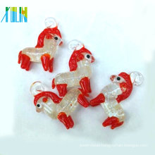 2014 charm lampwork horse animal beads crystal glass horse pendant